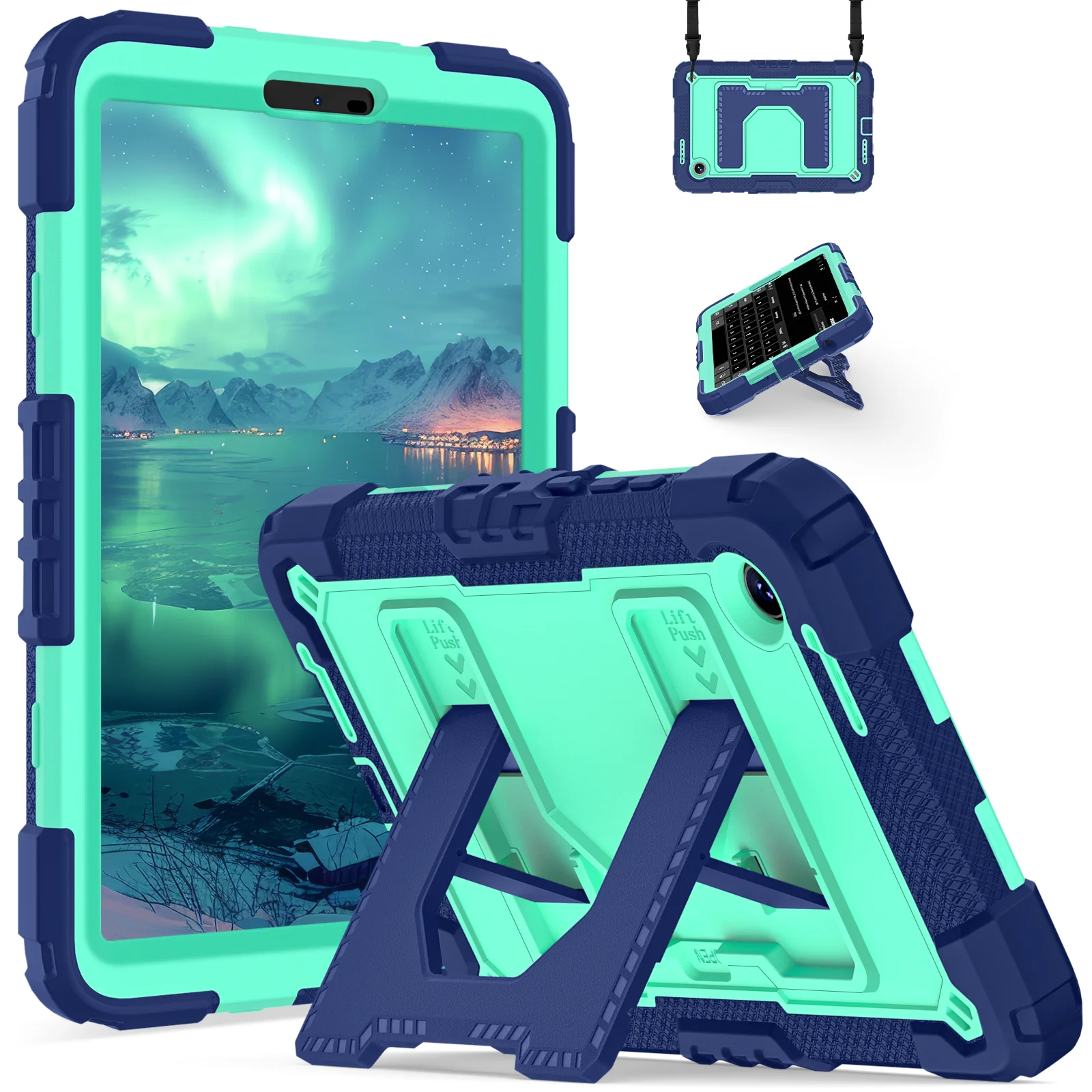 Enhanced Rugged Armor Stand Tablet Cover, 8.7 Inch