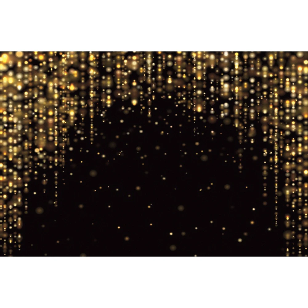 Gold Silver Glitter Bokeh Photography Backdrop Black Golden Shiny Dot Backgrounds Birthday Party Photo Studio Decor Custom photo backdrop
