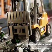 حار 1/64 RC سيارة صغيرة الهندسة سيارة مزدوجة التحكم عن بعد سبيكة التحكم عن بعد الهندسة سيارات الصبي سطح المكتب هدايا العيد اللعب 5