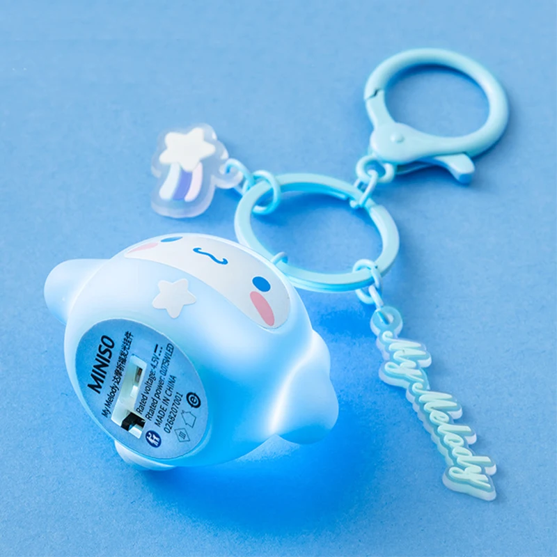

MINISO Sanrio Kawaii Kuromi брелок для ключей Коричный мой Мелодия аниме милые девушки Бодхидхарма молитва светящиеся Фотообои