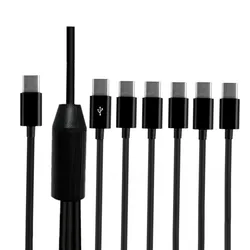 USB Type - C Male Splitter and Data Sync & Charge Cable - 1.5m (1 to 6)