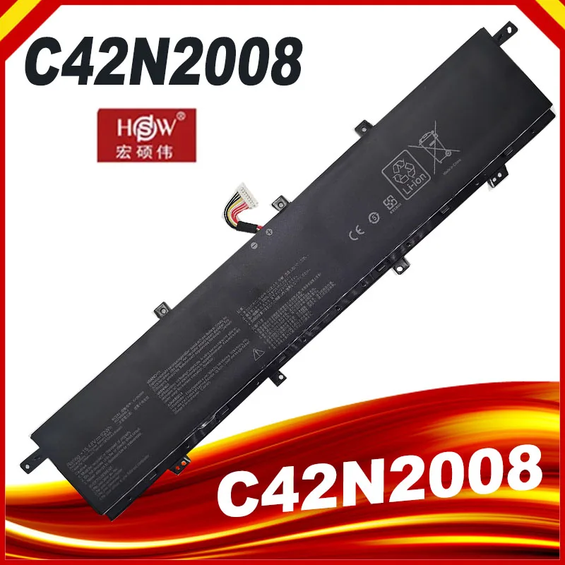 Batteria Per Laptop C42N2008 Per Asus Zenbook Pro Duo 15 Oled Ux582 Ux582Lr Serie Xs74T Ux582Lr-H2002Ts H2003R Lr-Xs74T