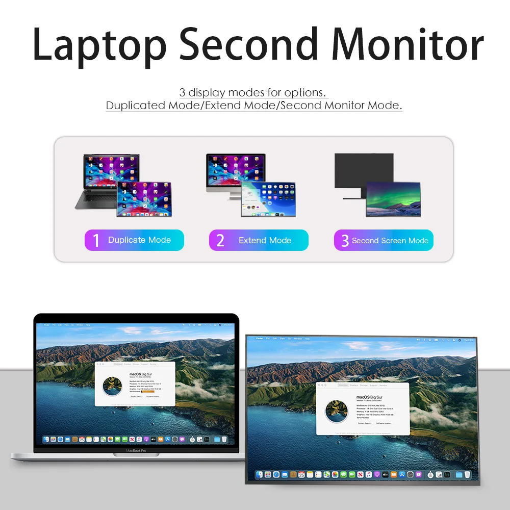 LESOWN ʱ ޴ , USB C 2.5K UHD ġũ, 2560x1600 ADS, PC  ũ ͽٴ ÷ , 16 ġ