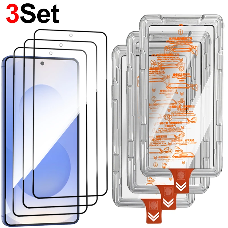 Premium Tempered Glass Screen Protector with Easy Install Kit and Crystal-Clear HD Film
