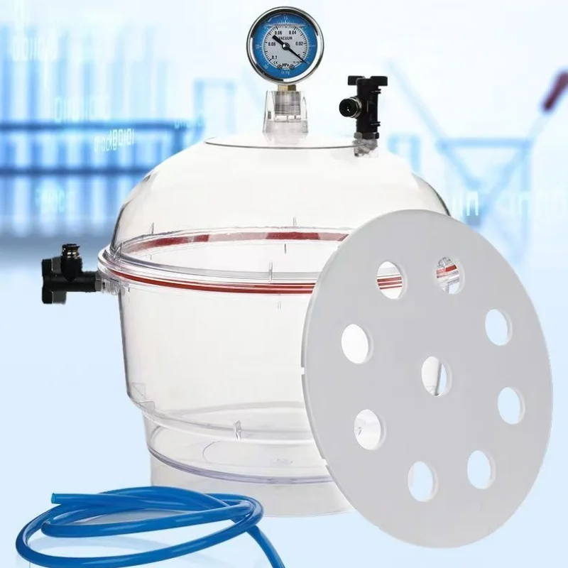 Resistometer Lab Vacuum Desiccator 250mm Polycarbonate Plastic Vacuum Desiccator Jar ...