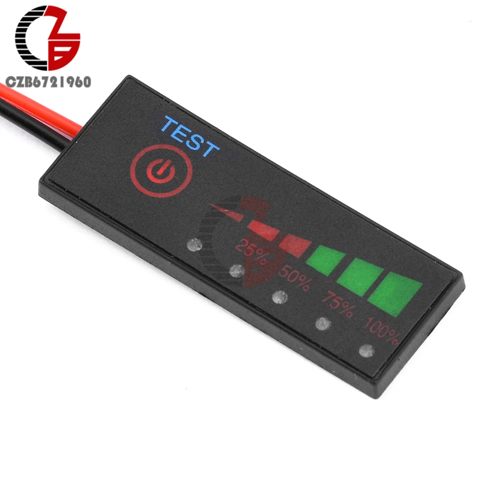 1S 3S 7S indicatore di livello della batteria scheda indicatore percentuale della batteria Tester di capacità della batteria Display a LED scheda di ricarica - immagine 4