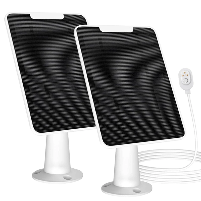 Confezione Da 2 Pannelli Solari Per Telecamera Di Sicurezza Arlo Pro 3/ Pro 4/ Pro 4 Xl/ Pro 5S 2K/ Ultra/ Ultra 2 Faretto, Proiettore Arlo Pro3.