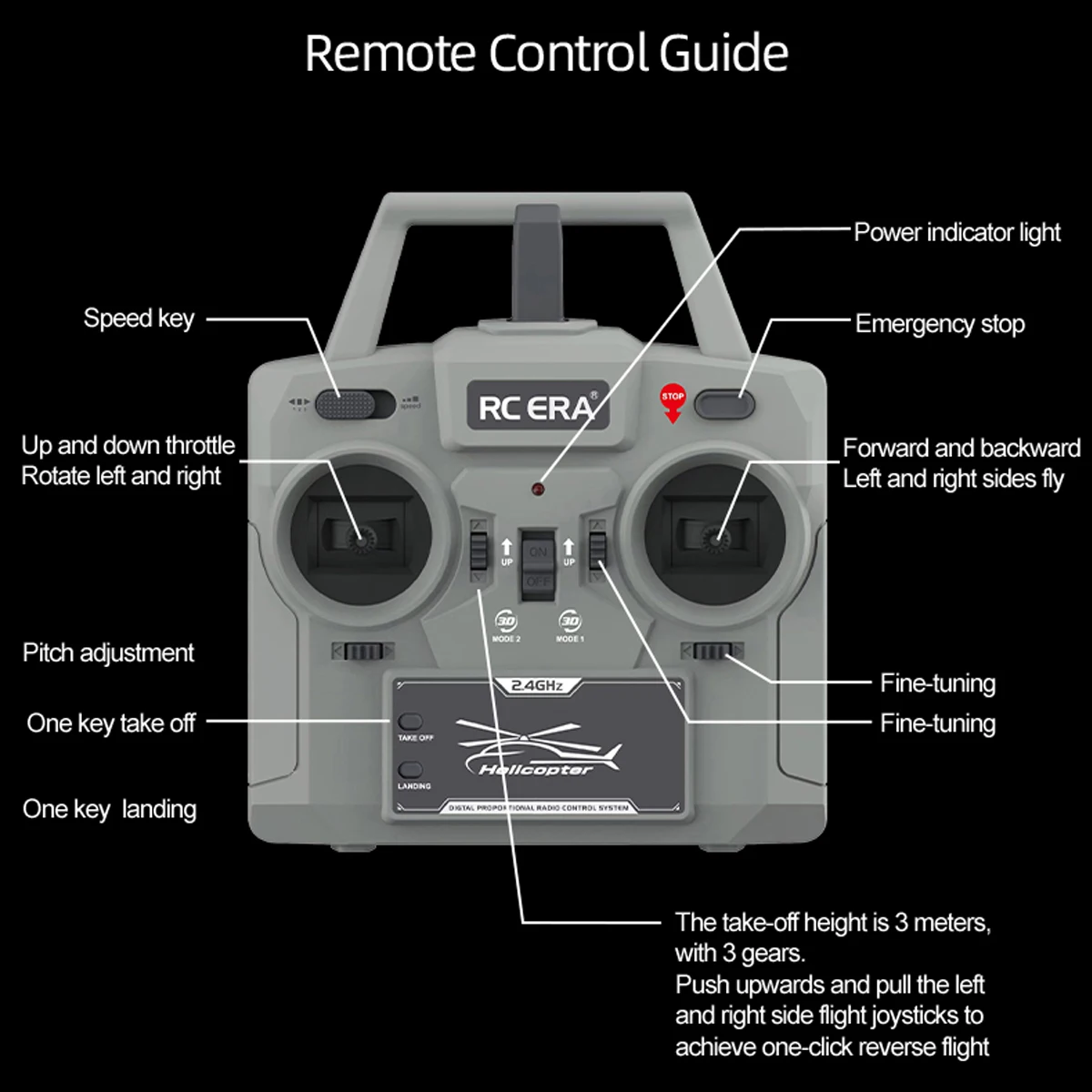 NEW RC ERA C170 RC Helicopter 6CH Optical Flow Positioning Apache Brushless Stunt Armed RC Helicopter Model One-key Inverted Toy - 6