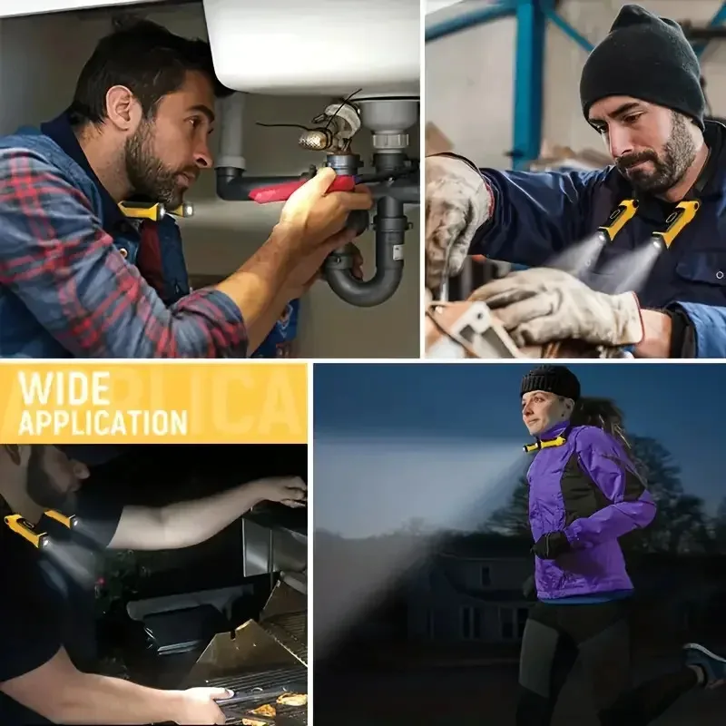 Rechargeable LED Neck Light Book Light for Reading 2 Brightness Levels Bendable Arms - Ideal for Reading Camping Repairing 2026