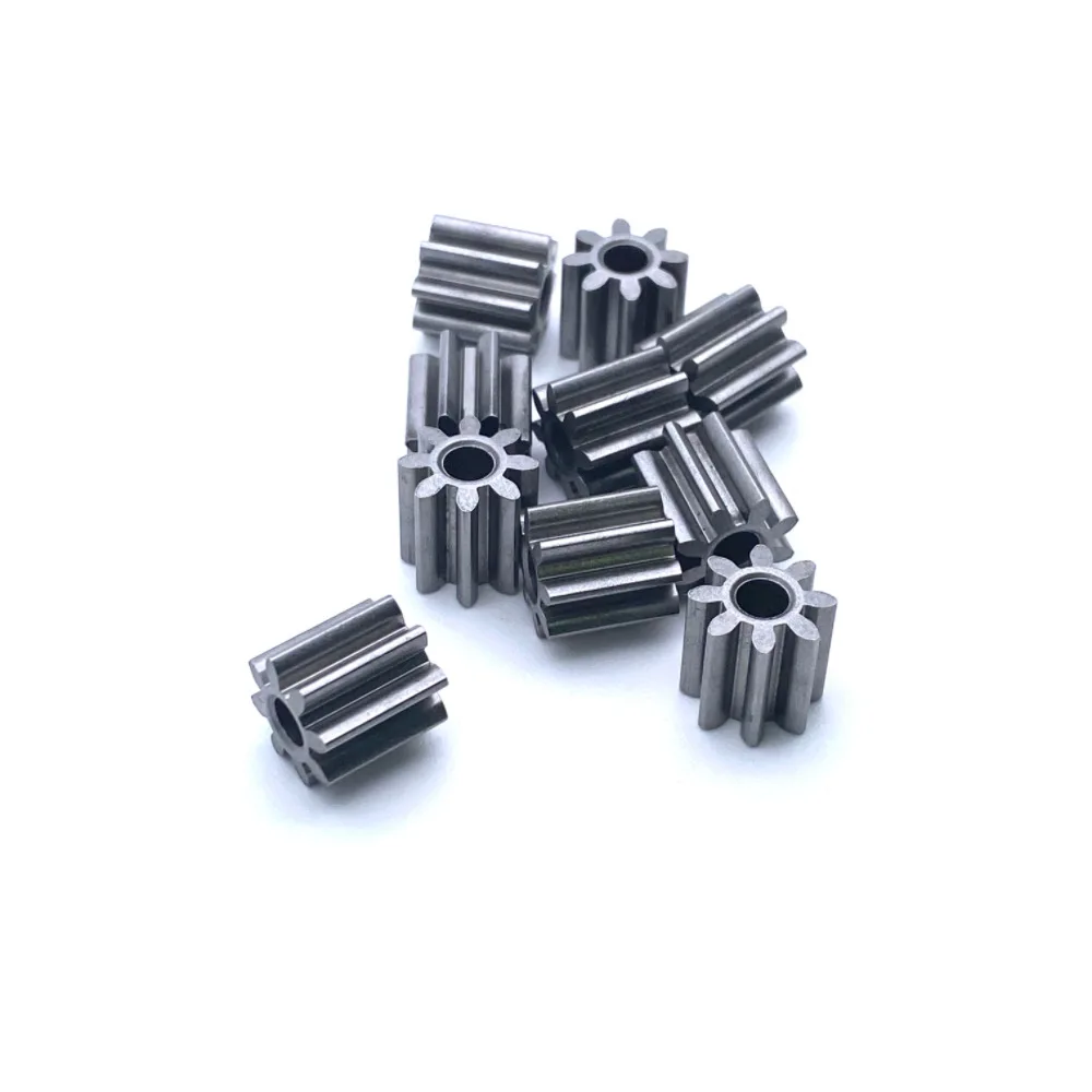 스퍼 기어 정밀 마이크로 피니언, DIY 모터 모델, 8 톱니, 1M, 8 T, 2.3mm, 3.5mm