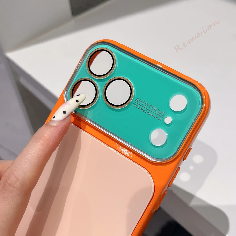 Tempered Glass Phone Case For Iphone, Shockproof Protective Cover_voghion.com
