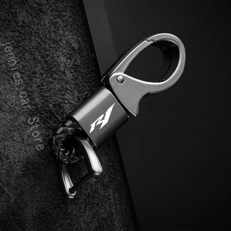 

motorcycle Accessories Keyring Metal Key Ring Keychain Private custom For YAMAHA YZFR1 YZF R1 2000-2018 2017 16 15 14 13