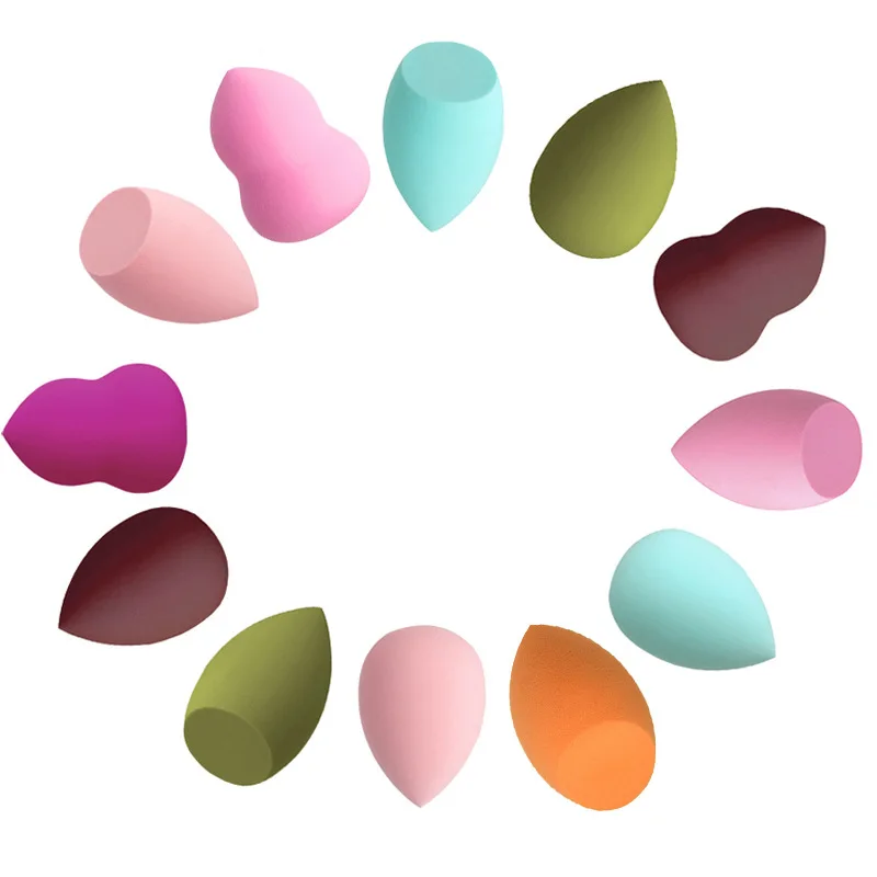 

10/50/100 Pieces Puff Sponge Beauty Egg Set Water Drop Air Cushion Super Soft Egg Makeup Tools and Accessories Wholesale
