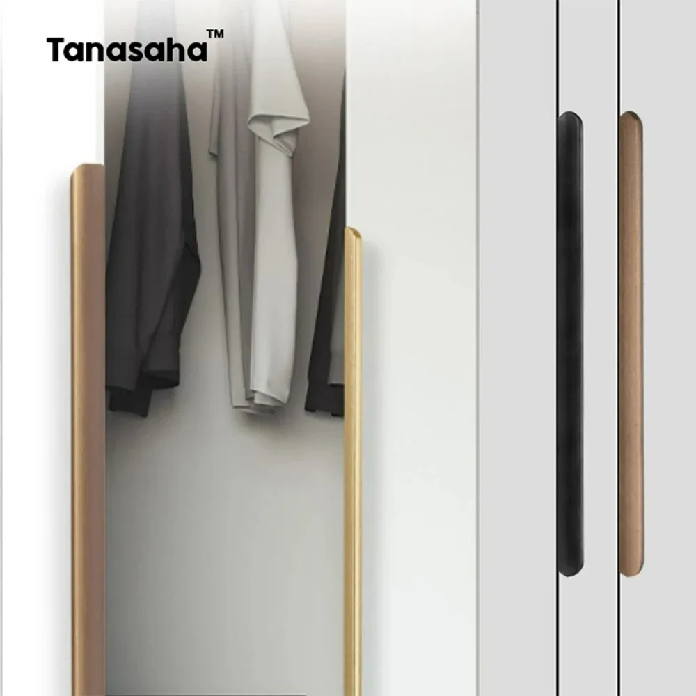 ซ่อนตู้ดึงลิ้นชักห้องนอนประตูอลูมิเนียมตู้ครัวประตูดึงเฟอร์นิเจอร์ฮาร์ดแวร์ 1