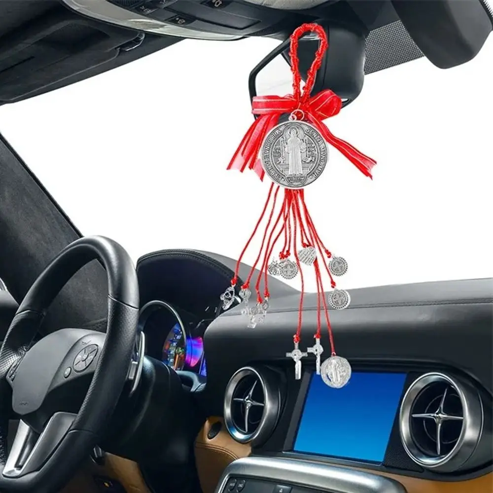 Saint Benedict Medal Protection Blessing Charm Catholic San Benito Medalla Handmade Jewelry Gift Charms Car Hanging Charm