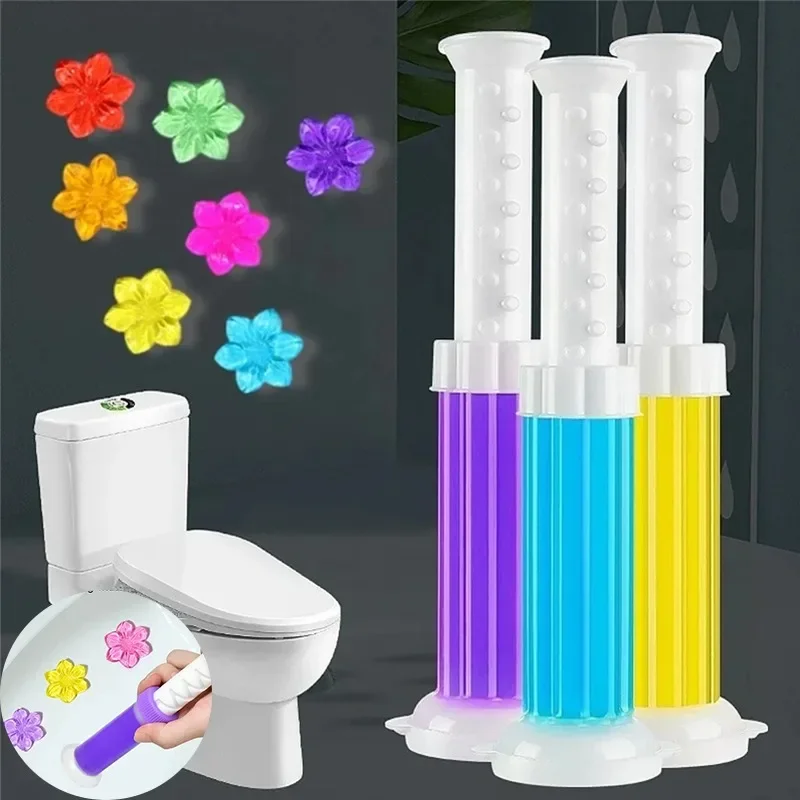 Paquete M&uacute;ltiple De Gel De Limpieza Para Inodoro Con Aroma Flores Limpiador Desodorante Para Inodoro Eliminaci&oacute;n Olores