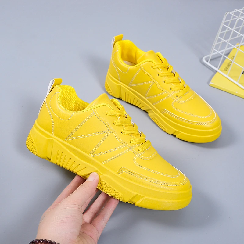 2022 Spring and Autumn New Fashion Temperament Solid Color Women's All Matching Summer Breathable Casual Sneakers Woman Shoes