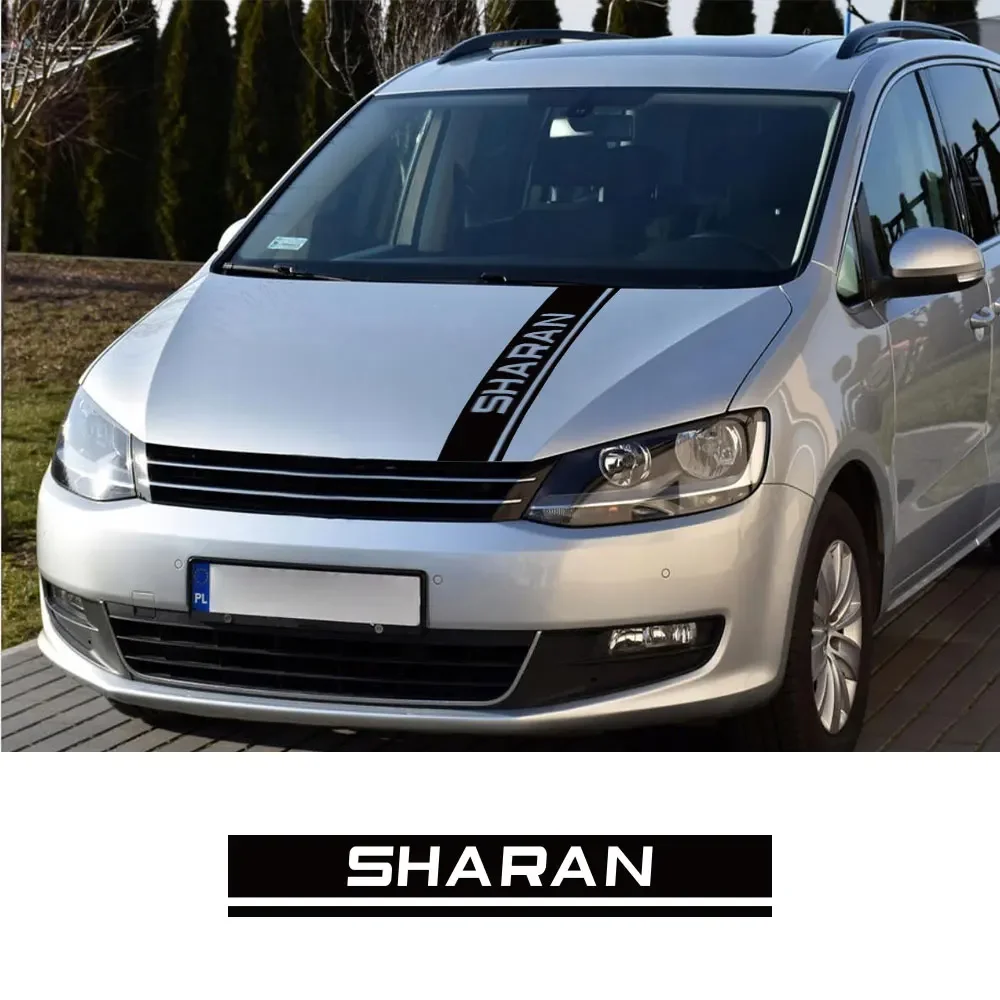 Car Hood Bonnet Stickers For Volkswagen VW Sharan 7n 7m