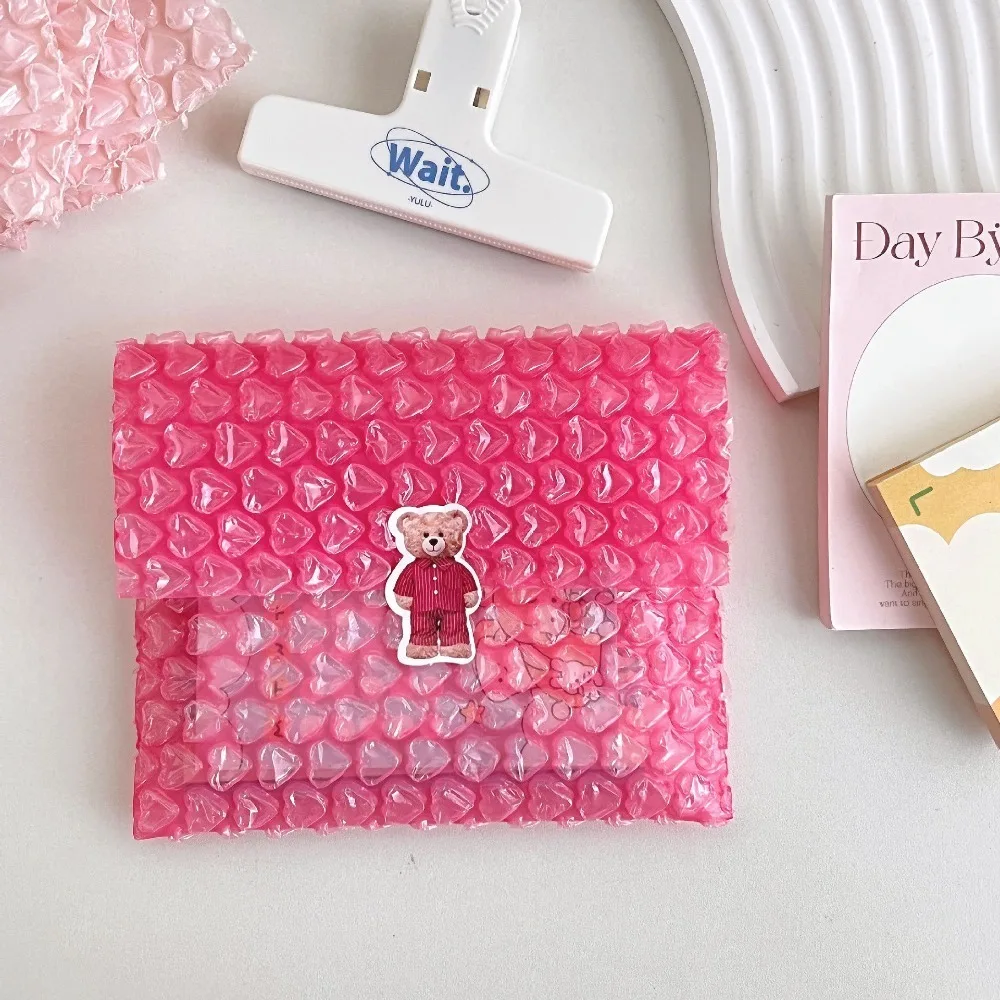 Pink PE Self Seal Bubble Bags for Gift Packaging
