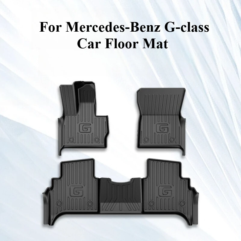 Per Mercedes-Benz G63 G500 Classe G 19-25 Tappetino per auto Tappeto antiscivolo completamente circondato Tappetino protettivo TPE Cargo Liner Trunk Mat - Image 2