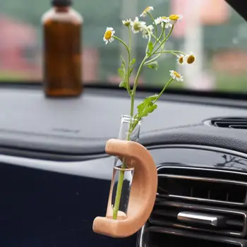 Car Flower Vase Clip Car Vent Clip Vase Unique Car Flower Vase Holder 1