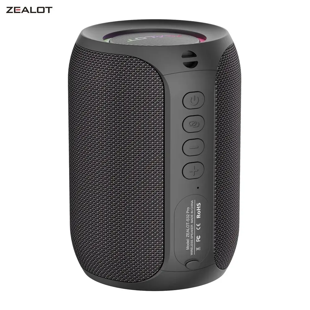 ZEALOT-S32PRO 15 ワットポータブル Bluetooth 5.2 スピーカー屋外防水
