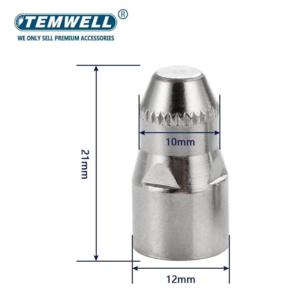 90Pcs P80 Plasma Cutting Electrode Nozzle Plasma Consumable Fit P80 Plasma Cutti