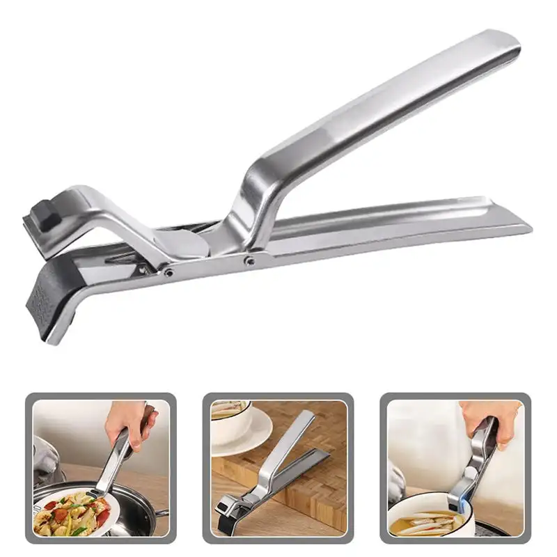

Anti-scalding Clip Hot Bowl Holder Dish Clamp Pot Pan Gripper Clip Hot Dish Plate Bowl Lifter Retriever Tongs Kitchen Supplies
