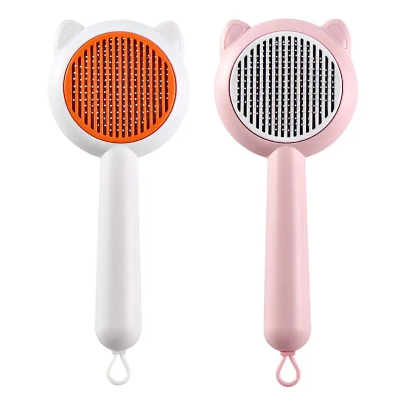 

Pet Grooming Brush Stainless Steel Curved Teeth Puppy Massage Comb Dog Shedding Tools Pets Remove Loose Hair Comb Pet Supplies