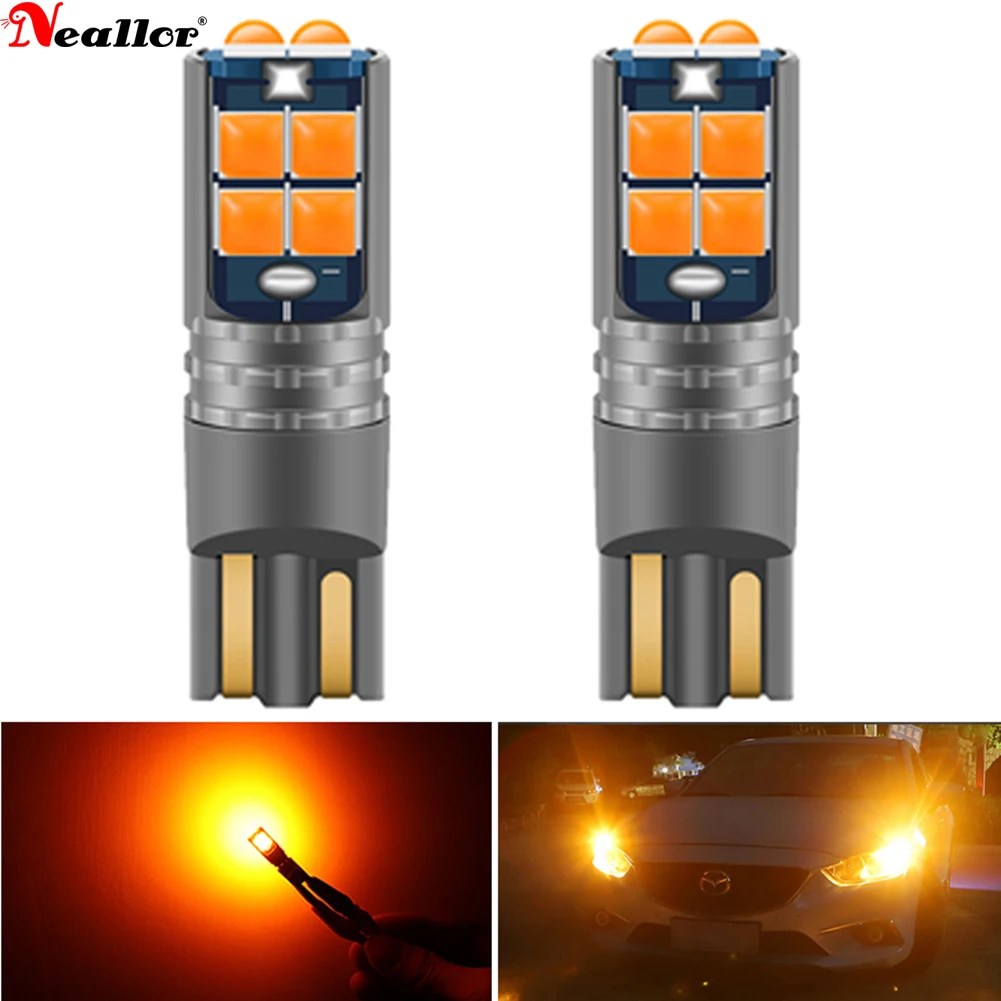 2 шт. Сверхъяркие светодиодные лампы T10 W5W WY5W 2825 Canbus |
