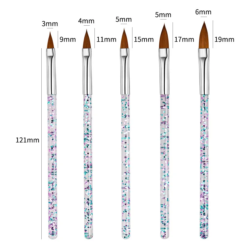 UV Gel Nail Art Brushes Dotting Drawing Painting Brush Set DIY Design Nail Art Supplies Tools Manicure Accessories Drawing Tips 2