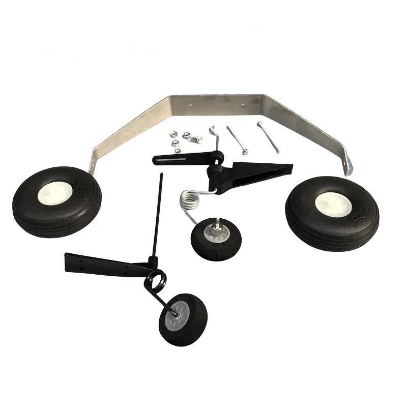 Flugzeug-Radfahrwerk RC 15 Grade aus Aluminiumlegierung Rad 45 mm