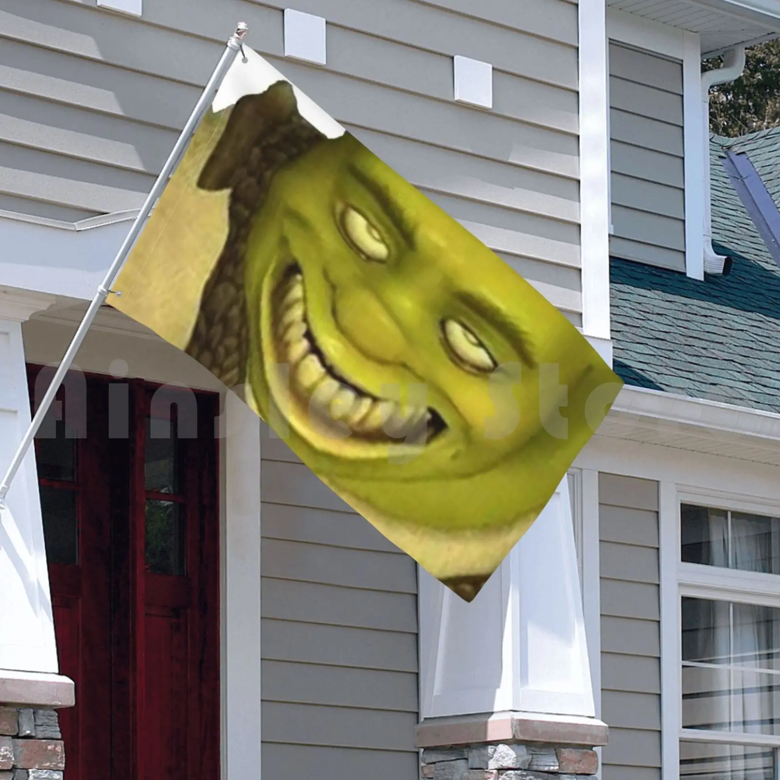 Shrek Meme Flag Car Flag Printing Custom Shrek Shrek Meme Shrek Meme Face -  AliExpress