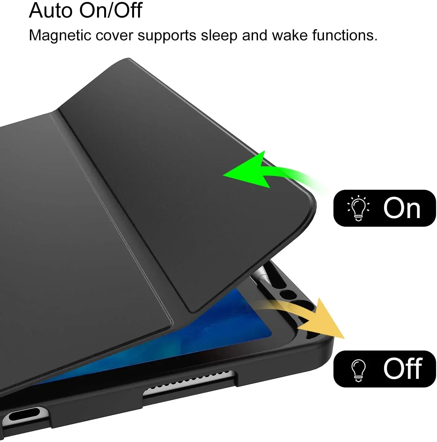 Capa de Lápis de Carregamento Estojo Ímã para Ipad Pro 11 2023 m2 2023 2023 ar 2023 10 109 - Imagem 2