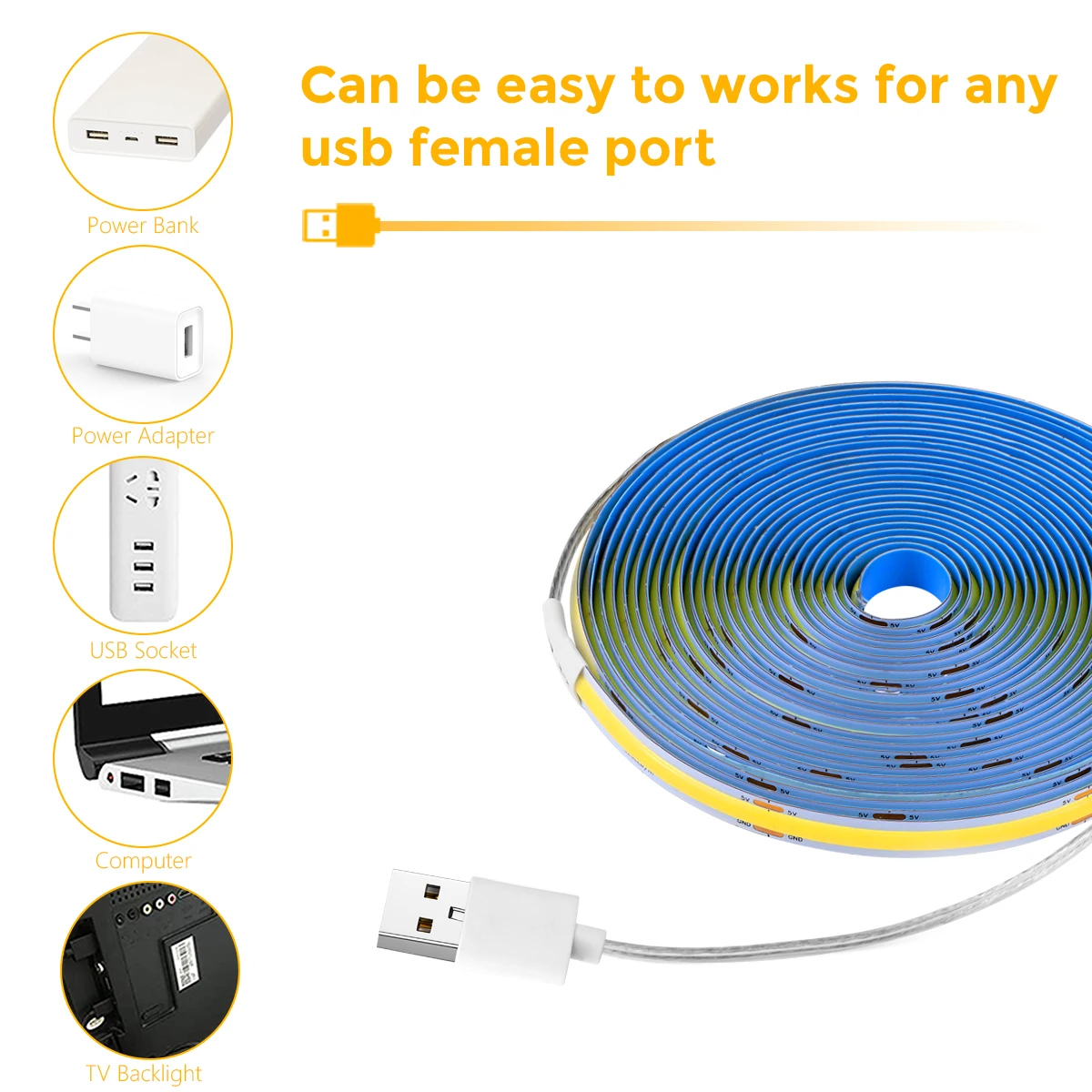 LED Vanity Makeup Light Strip with Adhesive Tape for Bathroom and Dressing Table Decor