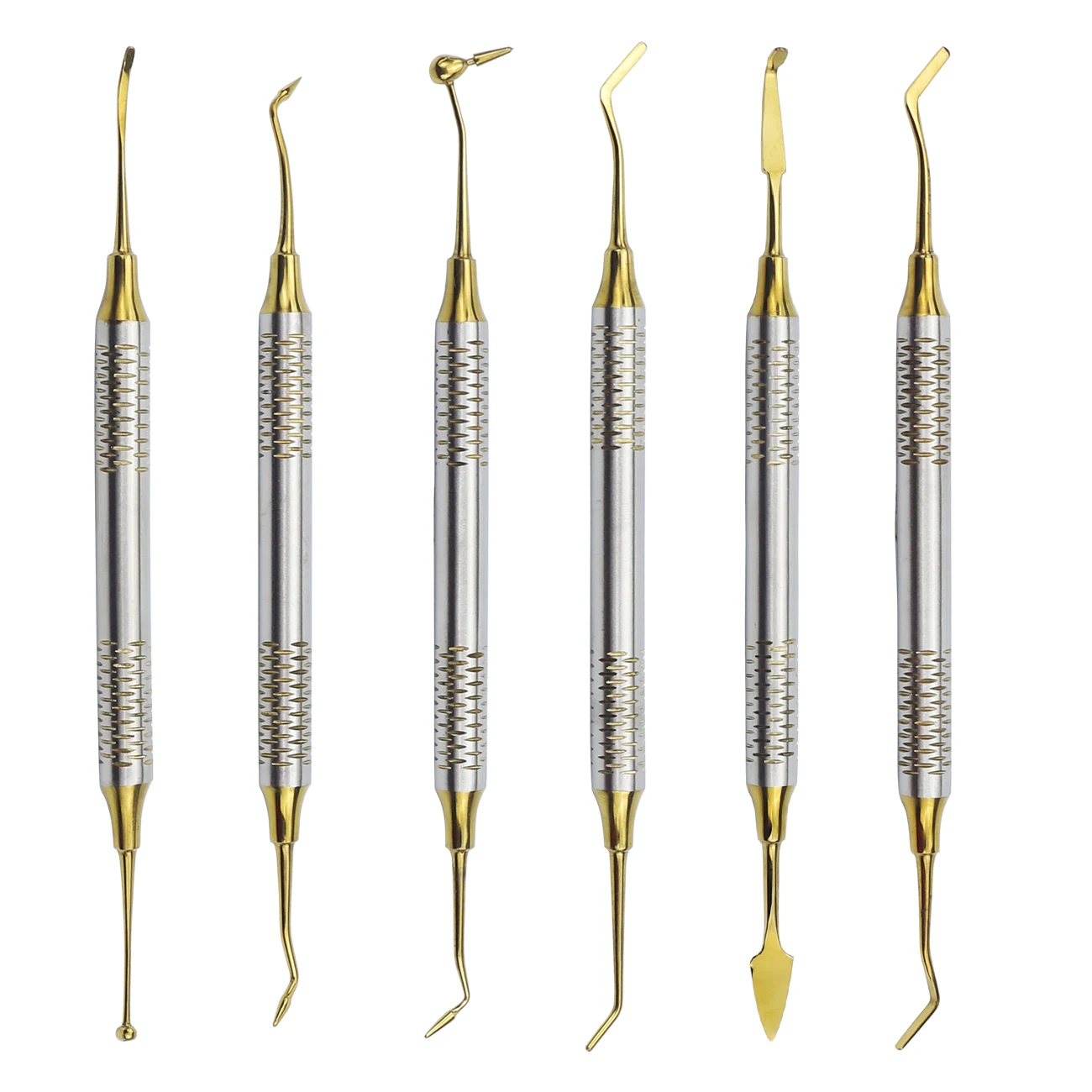 6 قطعة/المجموعة الأسنان مركب الراتنج ملء ملاعق مزد...