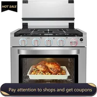 21 Inch RV Gas Range Stove 12V. Gas Range Oven for RV Use with 3 Burners, 1.77 Cu.Ft. Capacity Gas Oven, 28,100BTU 1