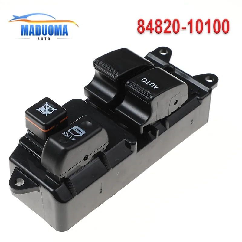 

New 84820-10100 8482010100 84820 10100 for 1999-2005 Toyota Hiace Van Driver Side Power Window Master Switch