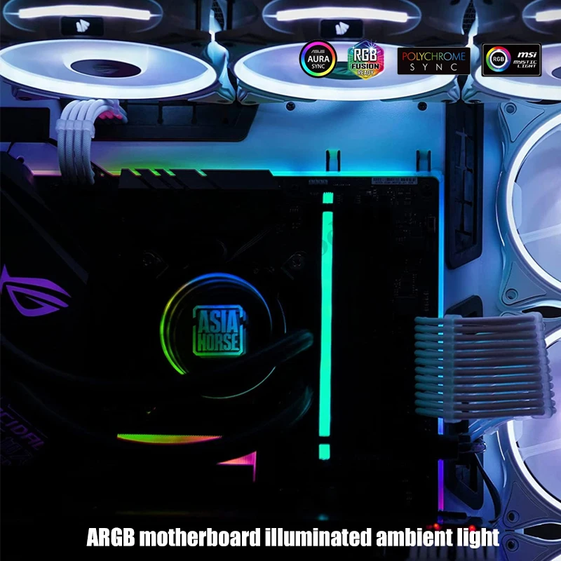 RGB Backplane Panel For Computer Motherboard Lighting MB IO Decoration Luminous Atmosphere 5V ARGB AURA ATX / MATX