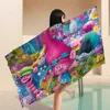 Cartoon T-Trolls Band Together Towel Microfiber Beach Towel Absorbent Quick dry Soft Yoga Swimming Resort Mountain Climbing 5