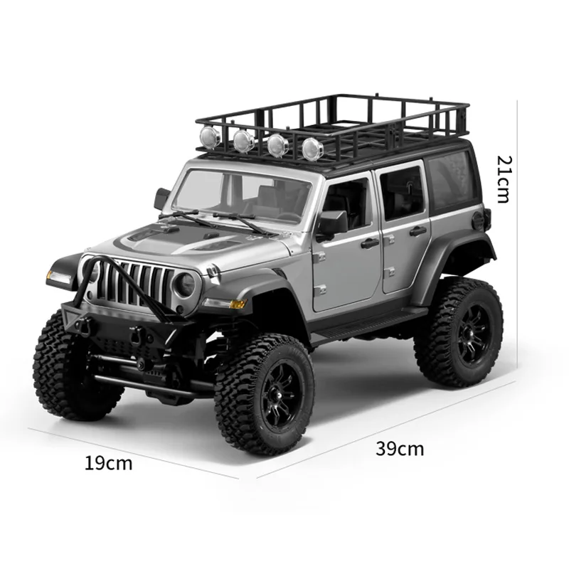 Buggy RC MN128 4WD 2.4G avec LED - Orange, Vert ou Noir