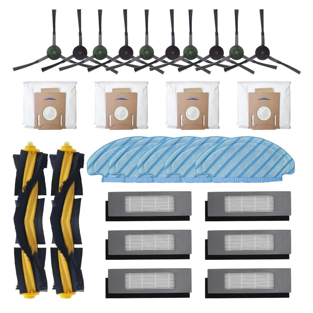 

Main Side Brush For ECOVACS DEEBOT OZMO T8 / T8 AIVI Robot Vacuum Cleaner Dust Bag Filter Disposable Mop Cloth Accessories
