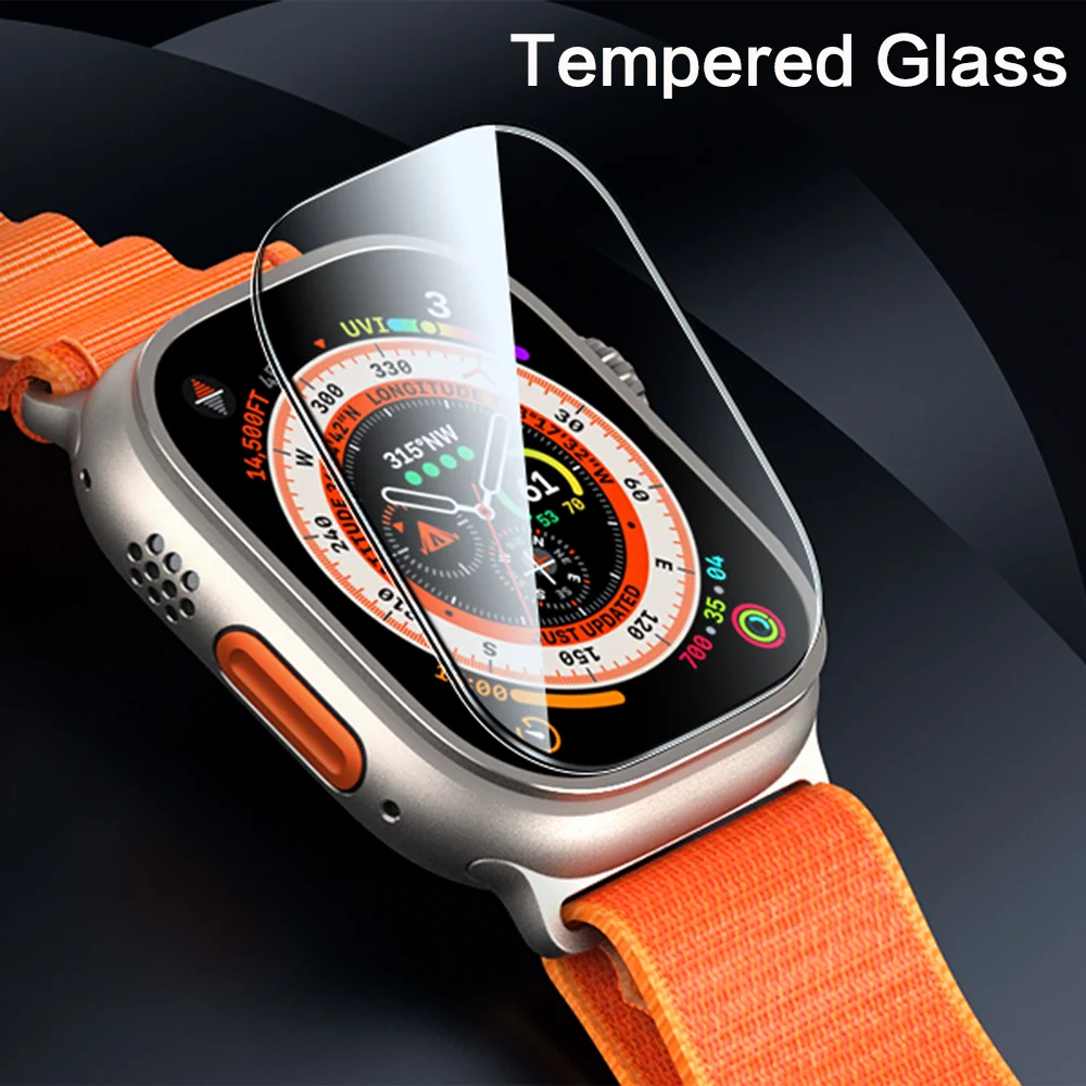 

Защитная пленка для Apple Watch Ultra, 49 мм, водонепроницаемая, с защитой от царапин, из закаленного стекла