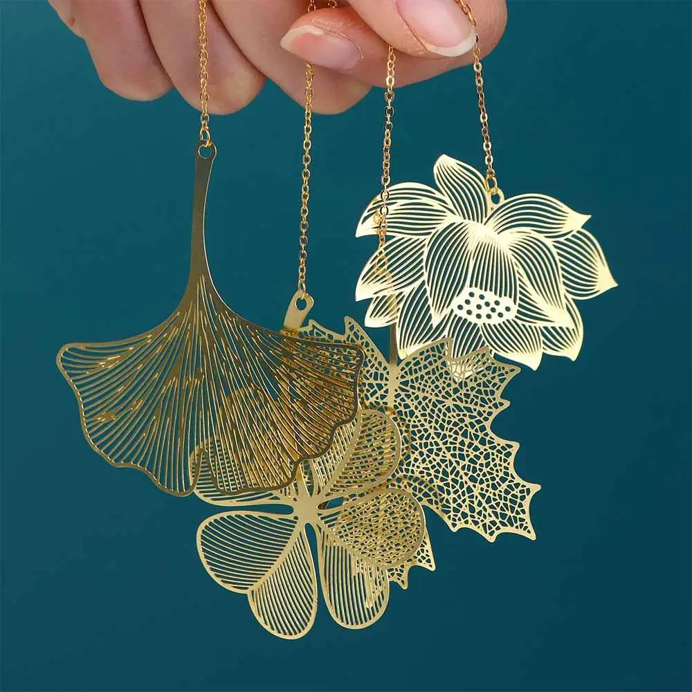 Metal Bookmark Chinese Style Page Clip Vintage Hollow Book Mark Holder Leaf Bookmark Gifts metal bookmark,bookmark page holder,bookmarks stationery supplies,bookmark holder
