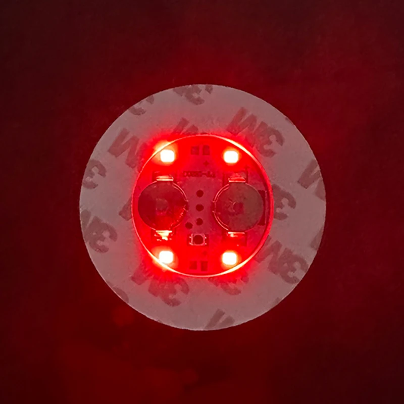 LED Coaster Stickers 10pc LED Coaster Glowing Decor Stickers For Wine Bottle Cup Decor Night Club Bars