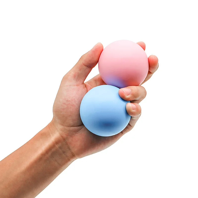 Silicone Fascia Massage Ball 63MM Fitness Trainer Feet Muscle Relax Ball For Yoga Pilates Stress Pain Relief Exerciser Gym Home