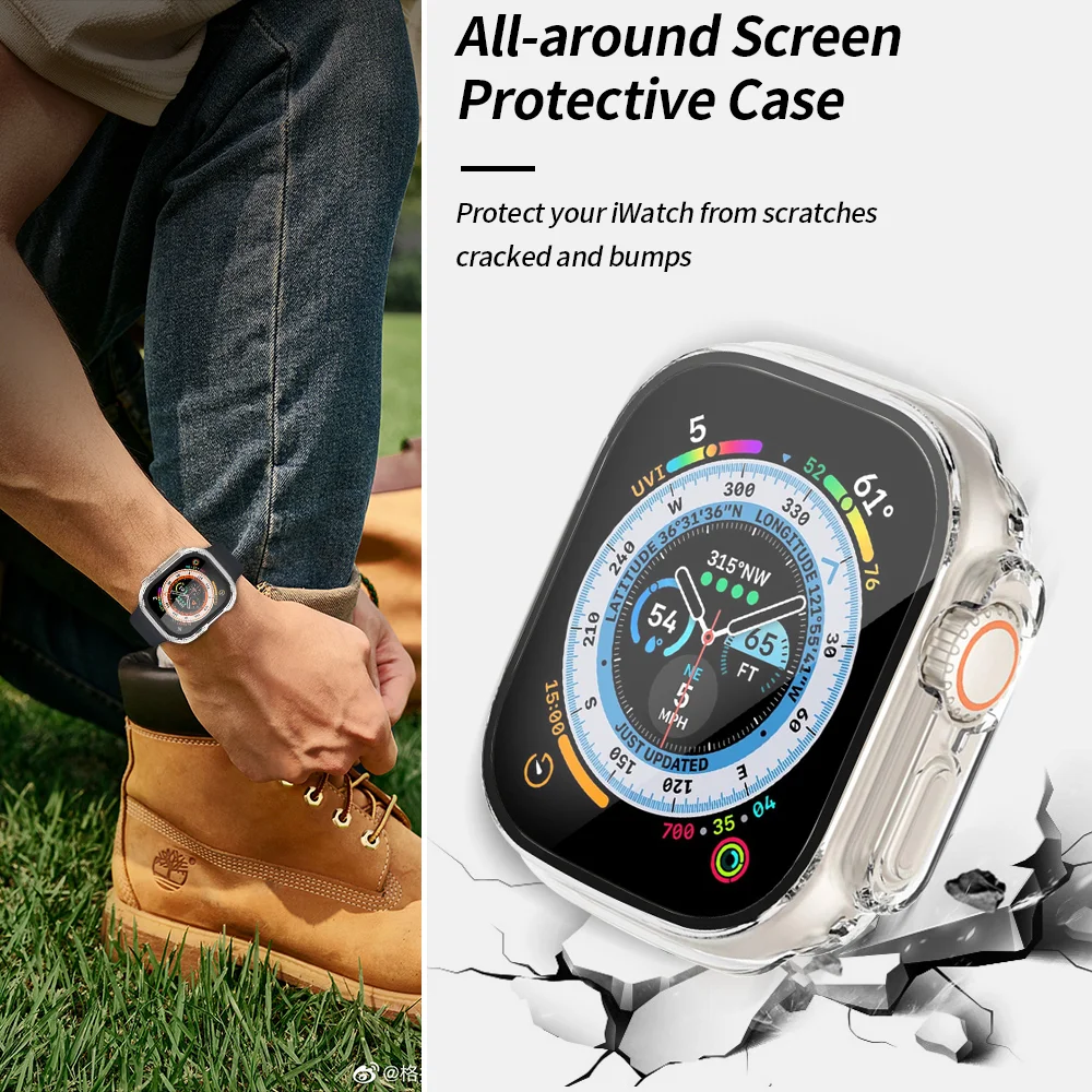 Enhanced TPU Protective Case with All-Round Anti-Drop Glass Cover