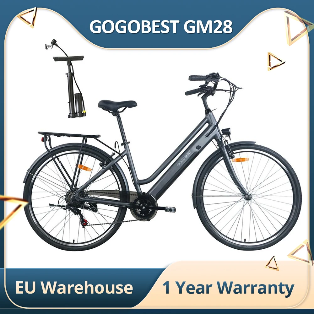 Compre GOGOBEST GM28 Bicicleta Eléctrica Para Adultos 36V 350W