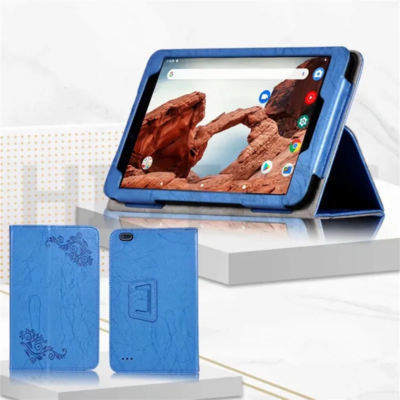 Custodia Magnetica Con Copertura Portatile Per Tablet Pc Prestigio Node A8 (8 ") Pmt4208_3G
