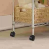 2 Pcs Clothes Drying Rack Pulley Cart Casters Replacement Wheels Home Furniture for Outdoor 1